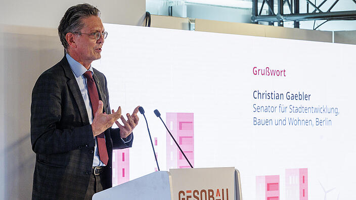 Grußwort von Christian Gaebler, Senator für Stadtentwicklung, Bauen und Wohnen