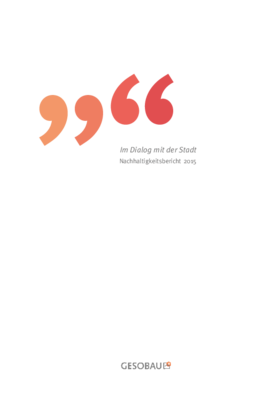 Vorschaubild der PDF-Datei Nachhaltigkeitsbericht 2015 (nicht barrierefrei)