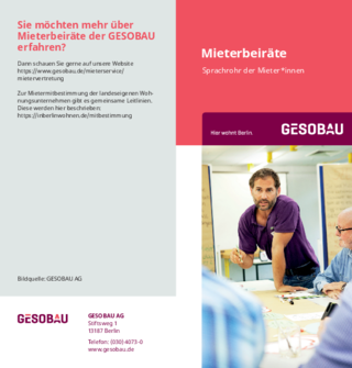 Vorschaubild der PDF-Datei Mieterbeiräte bei der GESOBAU