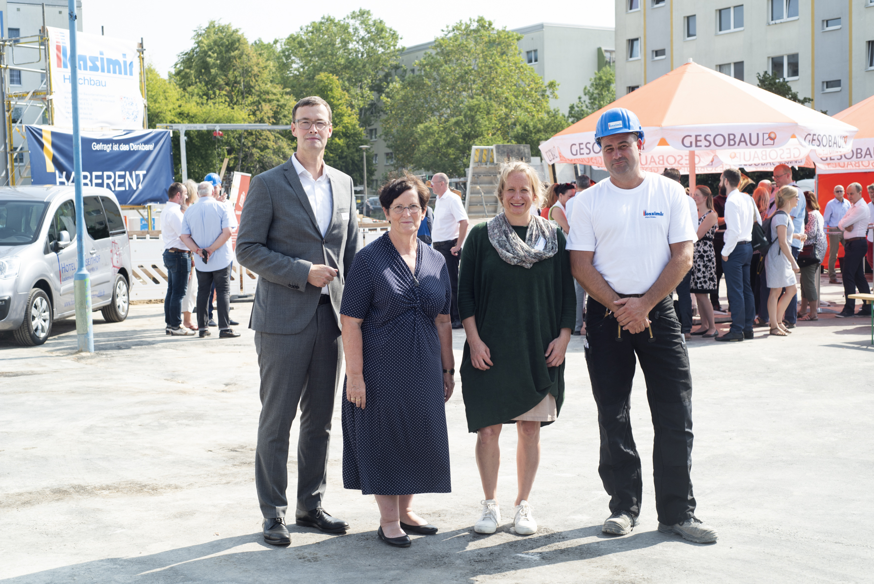 GESOBAU legt Grundstein für 149 Wohnungen in Hellersdorf-Ost